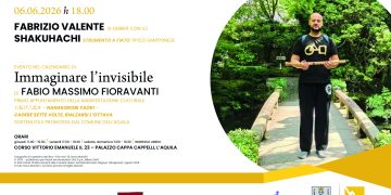 Sabato 6 giugno a L’Aquila Fabrizio Valente suonerà lo shakuhachi