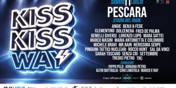 Il Kiss Kiss Way arriva a Pescara: tra gli artisti i Pinguini Tattici Nucleari, Benji & Fede, Fred De Palma e Sal Da Vinci